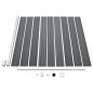 vidaXL Gartenzaun WPC 175x186 cm Grau vidaXL Gartenzaun WPC 175x186 cm Grau