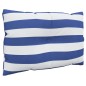 vidaXL Palettenkissen 2 Stk. Blau & Weiß Gestreift Oxford-Gewebe vidaXL Palettenkissen 2 Stk. Blau & Weiß Gestreift Oxford-Gewebe