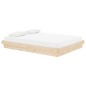 vidaXL Massivholzbett 135x190 cm vidaXL Massivholzbett 135x190 cm