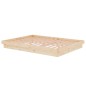 vidaXL Massivholzbett 135x190 cm vidaXL Massivholzbett 135x190 cm