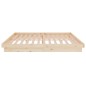 vidaXL Massivholzbett 135x190 cm vidaXL Massivholzbett 135x190 cm