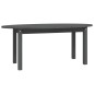 vidaXL Couchtisch Grau 110x55x45 cm Massivholz Kiefer vidaXL Couchtisch Grau 110x55x45 cm Massivholz Kiefer