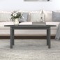 vidaXL Couchtisch Grau 110x55x45 cm Massivholz Kiefer vidaXL Couchtisch Grau 110x55x45 cm Massivholz Kiefer