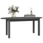 vidaXL Couchtisch Grau 110x55x45 cm Massivholz Kiefer vidaXL Couchtisch Grau 110x55x45 cm Massivholz Kiefer