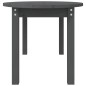 vidaXL Couchtisch Grau 110x55x45 cm Massivholz Kiefer vidaXL Couchtisch Grau 110x55x45 cm Massivholz Kiefer