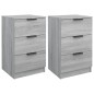 vidaXL Nachttische 2 Stk. Grau Sonoma 40x36x65 cm vidaXL Nachttische 2 Stk. Grau Sonoma 40x36x65 cm