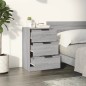 vidaXL Nachttische 2 Stk. Grau Sonoma 40x36x65 cm vidaXL Nachttische 2 Stk. Grau Sonoma 40x36x65 cm