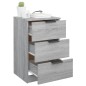vidaXL Nachttische 2 Stk. Grau Sonoma 40x36x65 cm vidaXL Nachttische 2 Stk. Grau Sonoma 40x36x65 cm