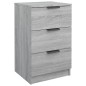 vidaXL Nachttische 2 Stk. Grau Sonoma 40x36x65 cm vidaXL Nachttische 2 Stk. Grau Sonoma 40x36x65 cm