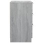 vidaXL Nachttische 2 Stk. Grau Sonoma 40x36x65 cm vidaXL Nachttische 2 Stk. Grau Sonoma 40x36x65 cm