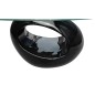 vidaXL Couchtisch mit Ovaler Glasplatte Hochglanz Schwarz vidaXL Couchtisch mit Ovaler Glasplatte Hochglanz Schwarz