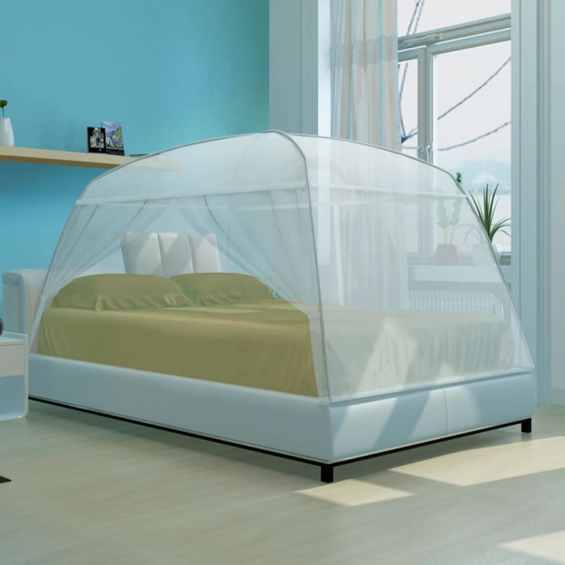 Mongolei Netz Moskitonetz 2 Türen 200 x 150 x 145 cm weiß Mongolei Netz Moskitonetz 2 Türen 200 x 150 x 145 cm weiß