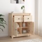 vidaXL Sideboard 70x35x80 cm Massivholz Kiefer vidaXL Sideboard 70x35x80 cm Massivholz Kiefer