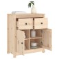 vidaXL Sideboard 70x35x80 cm Massivholz Kiefer vidaXL Sideboard 70x35x80 cm Massivholz Kiefer