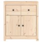 vidaXL Sideboard 70x35x80 cm Massivholz Kiefer vidaXL Sideboard 70x35x80 cm Massivholz Kiefer