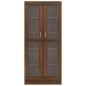 vidaXL Vitrinenschrank Braun Eiche 82,5x30,5x185,5 cm Holzwerkstoff vidaXL Vitrinenschrank Braun Eiche 82,5x30,5x185,5 cm Holzwerkstoff