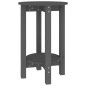 vidaXL Couchtisch Grau Ø 40x60 cm Massivholz Kiefer vidaXL Couchtisch Grau Ø 40x60 cm Massivholz Kiefer