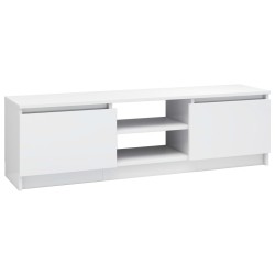 vidaXL TV-Schrank Hochglanz-Weiß 120×30×35,5 cm Holzwerkstoff