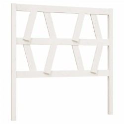 vidaXL Kopfteil Weiß 96x4x100 cm Massivholz Kiefer