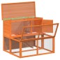 vidaXL Kaninchenstall Braun 102x90x84,5 cm Massivholz Kiefer vidaXL Kaninchenstall Braun 102x90x84,5 cm Massivholz Kiefer