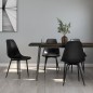 vidaXL Esszimmerstühle 4 Stk. Schwarz PP vidaXL Esszimmerstühle 4 Stk. Schwarz PP