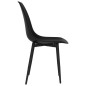 vidaXL Esszimmerstühle 4 Stk. Schwarz PP vidaXL Esszimmerstühle 4 Stk. Schwarz PP