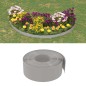 vidaXL Rasenkante Grau 10 m 20 cm Polyethylen vidaXL Rasenkante Grau 10 m 20 cm Polyethylen
