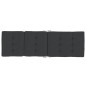 vidaXL Liegestuhl-Auflagen 2 Stk. Schwarz Oxford-Gewebe vidaXL Liegestuhl-Auflagen 2 Stk. Schwarz Oxford-Gewebe