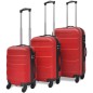 vidaXL 3-tlg. Hartschalenkoffer-Set Rot 45,5/55/66 cm vidaXL 3-tlg. Hartschalenkoffer-Set Rot 45,5/55/66 cm