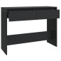 vidaXL Konsolentisch Schwarz 100x35x76,5 cm Holzwerkstoff vidaXL Konsolentisch Schwarz 100x35x76,5 cm Holzwerkstoff