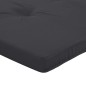 vidaXL Liegestuhl-Auflagen 2 Stk. Schwarz Oxford-Gewebe vidaXL Liegestuhl-Auflagen 2 Stk. Schwarz Oxford-Gewebe