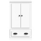 vidaXL Highboard Weiß 60x35,5x103,5 cm Holzwerkstoff vidaXL Highboard Weiß 60x35,5x103,5 cm Holzwerkstoff