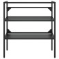 vidaXL Badezimmer Waschtischgestell Schwarz 79x38x83 cm Eisen vidaXL Badezimmer Waschtischgestell Schwarz 79x38x83 cm Eisen