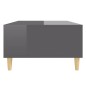 vidaXL Couchtisch Hochglanz-Grau 103,5x60x35 cm Holzwerkstoff vidaXL Couchtisch Hochglanz-Grau 103,5x60x35 cm Holzwerkstoff