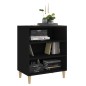 vidaXL Sideboard Schwarz 57x35x70 cm Holzwerkstoff vidaXL Sideboard Schwarz 57x35x70 cm Holzwerkstoff