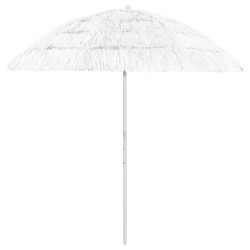 vidaXL Hawaii Sonnenschirm Weiß 240 cm