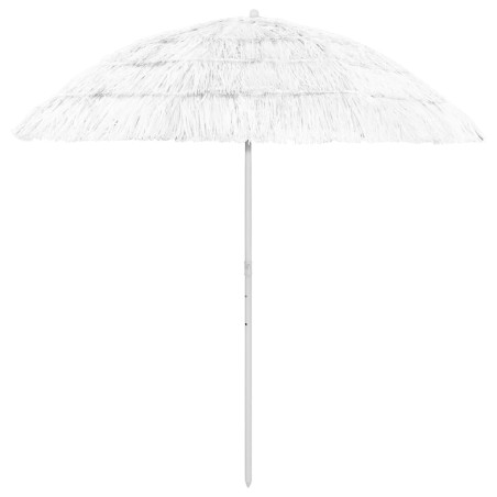 vidaXL Hawaii Sonnenschirm Weiß 240 cm