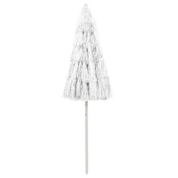 vidaXL Hawaii Sonnenschirm Weiß 240 cm