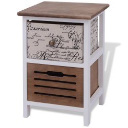 vidaXL Nachttisch Holz