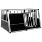 vidaXL Hundetransportbox mit Doppeltür 89 x 69 x 50 cm vidaXL Hundetransportbox mit Doppeltür 89 x 69 x 50 cm