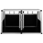vidaXL Hundetransportbox mit Doppeltür 89 x 69 x 50 cm vidaXL Hundetransportbox mit Doppeltür 89 x 69 x 50 cm