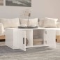 vidaXL Couchtisch Hochglanz-Weiß 80x50x36 cm Holzwerkstoff vidaXL Couchtisch Hochglanz-Weiß 80x50x36 cm Holzwerkstoff