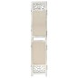 vidaXL 5-tlg. Raumteiler Creme 175x165 cm Stoff vidaXL 5-tlg. Raumteiler Creme 175x165 cm Stoff