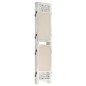 vidaXL 5-tlg. Raumteiler Creme 175x165 cm Stoff vidaXL 5-tlg. Raumteiler Creme 175x165 cm Stoff