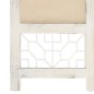 vidaXL 5-tlg. Raumteiler Creme 175x165 cm Stoff vidaXL 5-tlg. Raumteiler Creme 175x165 cm Stoff