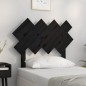 vidaXL Kopfteil Schwarz 92x3x81 cm Massivholz Kiefer vidaXL Kopfteil Schwarz 92x3x81 cm Massivholz Kiefer