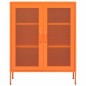 vidaXL Lagerschrank Orange 80x35x101,5 cm Stahl vidaXL Lagerschrank Orange 80x35x101,5 cm Stahl