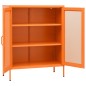 vidaXL Lagerschrank Orange 80x35x101,5 cm Stahl vidaXL Lagerschrank Orange 80x35x101,5 cm Stahl