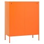 vidaXL Lagerschrank Orange 80x35x101,5 cm Stahl vidaXL Lagerschrank Orange 80x35x101,5 cm Stahl
