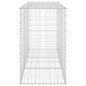 vidaXL Gabionenwand mit Abdeckung Verzinkter Stahl 200x60x100 cm vidaXL Gabionenwand mit Abdeckung Verzinkter Stahl 200x60x100 cm